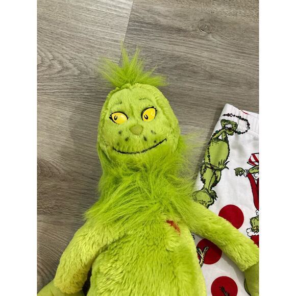 The Grinch Dr. Seuss Kids Pajama Pants Size S Plush Toy Bundle Boys Girls - Picture 6 of 10